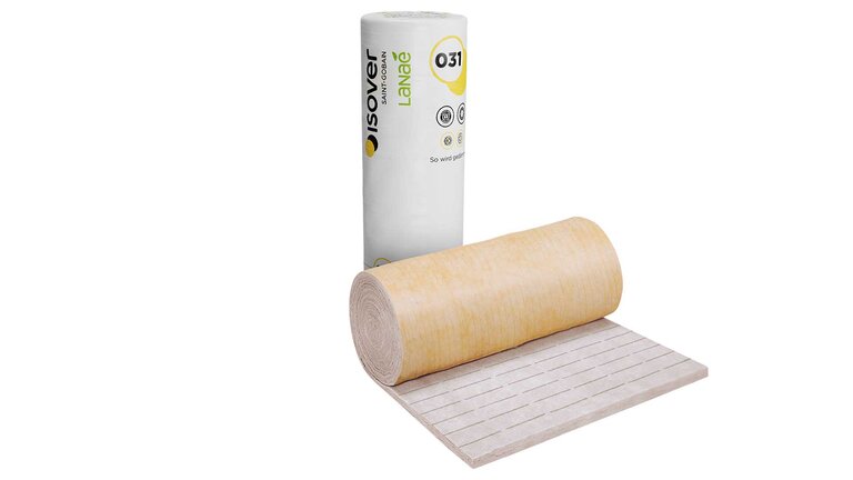 ISOVER Integra UKF-031, Untersparren-Filze, in der Rolle, weiße Lanaeé Verpackung | © Saint-Gobain Isover G + H AG